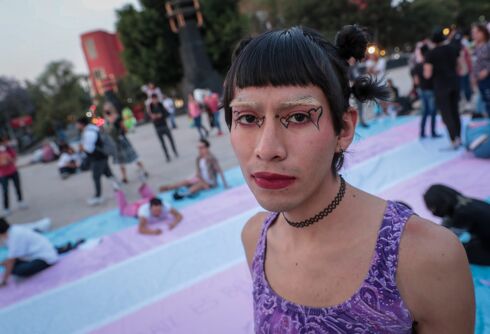 Graffiti across Mexico City shows trans people are welcome there
