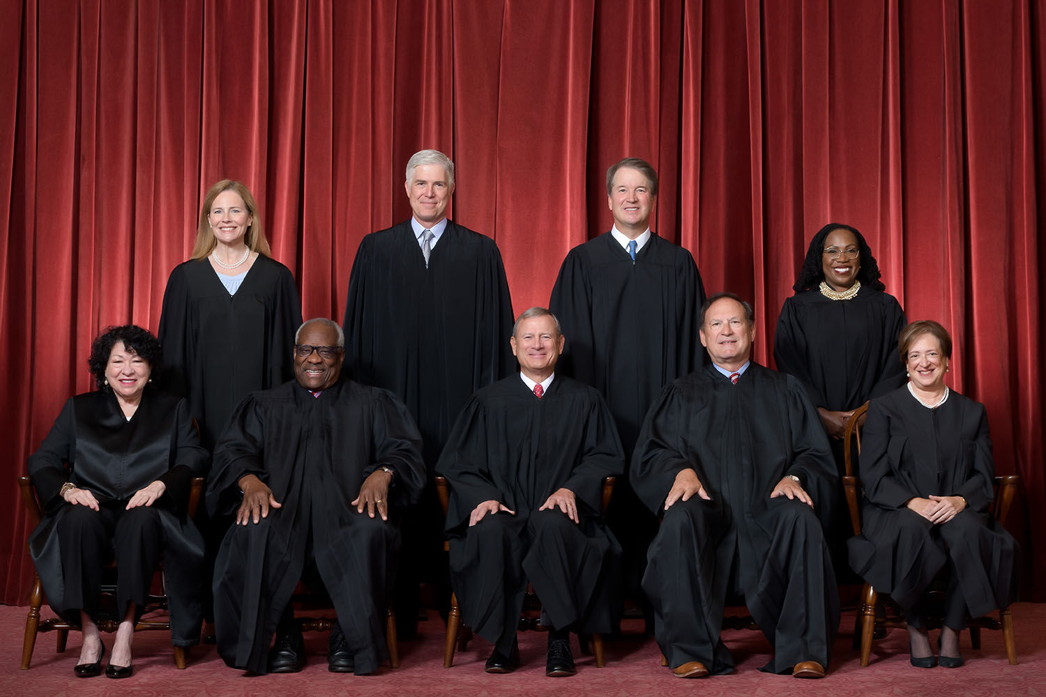 The Supreme Court as composed June 30, 2022 to present.