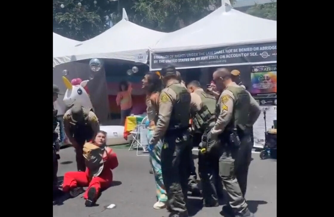 WeHo Pride volunteer arrested on “bogus” charge after allegedly robbing anti-LGBTQ+ activist