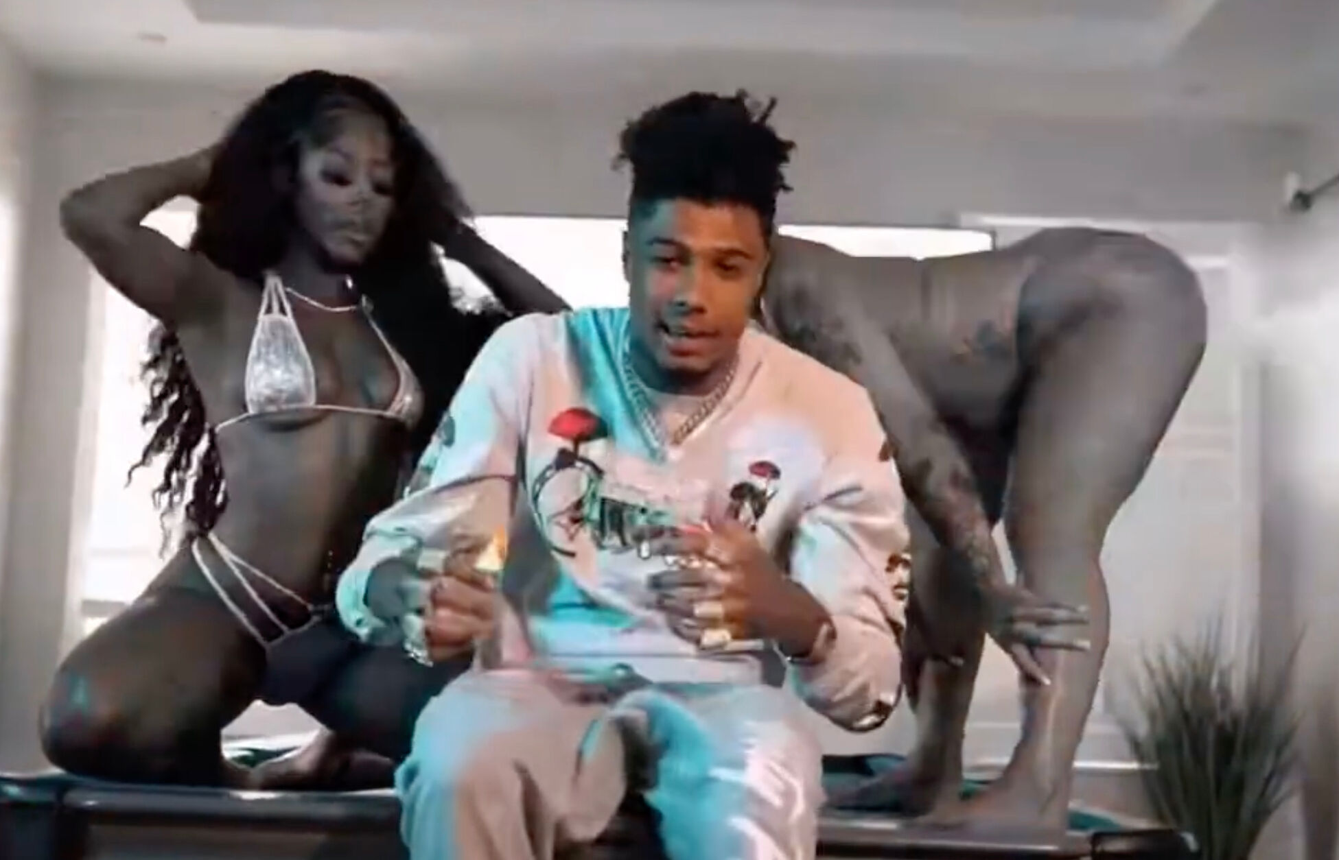 Rapper Blueface accuses his 6-year-old son of being gay because he ignored  women dancing in bikinis - LGBTQ Nation