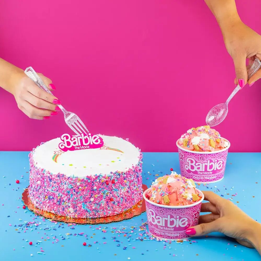 Cold Stone's Barbie-themed offerings