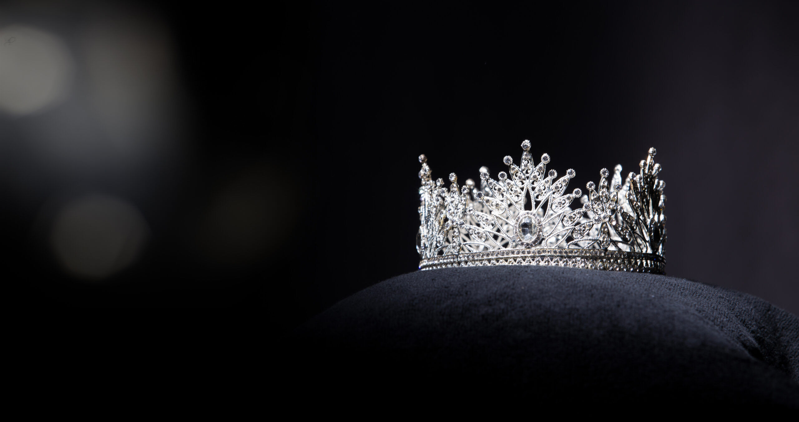 Diamond Silver Crown for Miss Pageant Beauty Contest