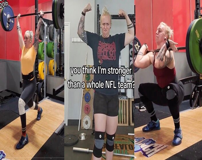 Cis powerlifter epically defends trans women while eviscerating haters who accuse her of being a man