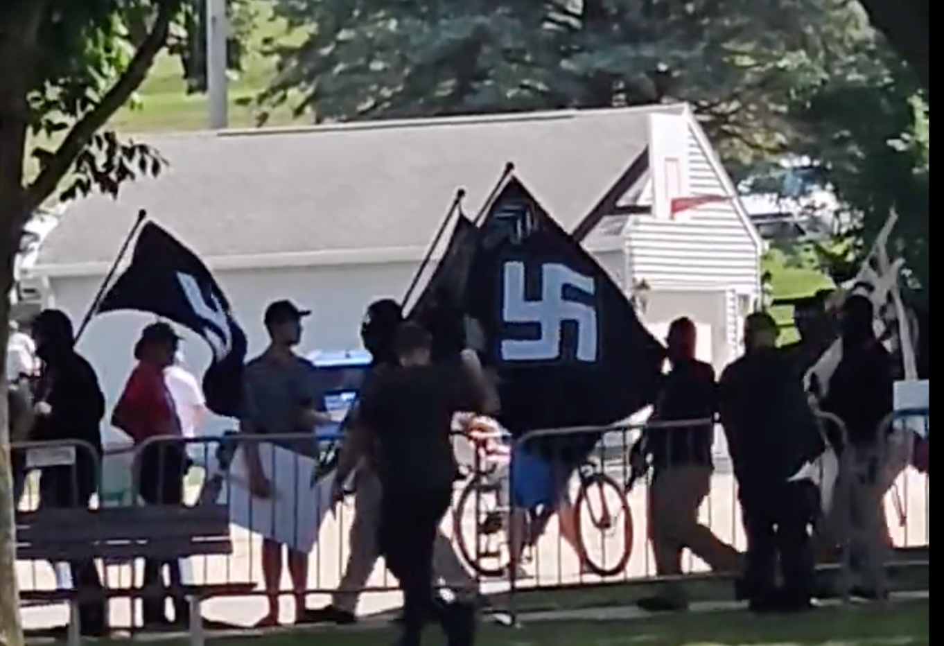 Gays Against Groomers protested on the same side as NeoNazis LGBTQ