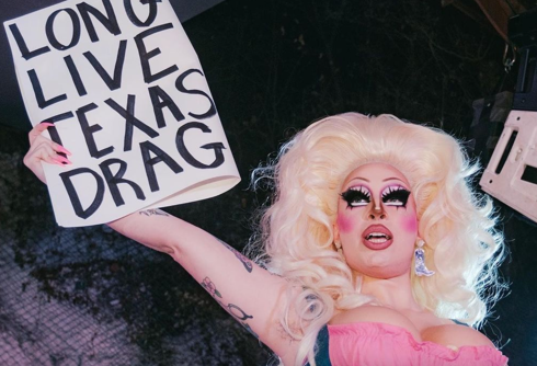 ACLU & local queen sues Texas over “stunningly broad” drag ban