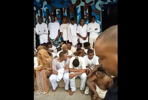 200 arrested & dozens paraded in front of reporters as Nigerian police raid gay wedding