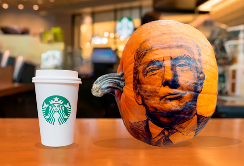It’s Pumpkin Spice Day. Donald Trump is being arrested & lattes are back at Starbucks.