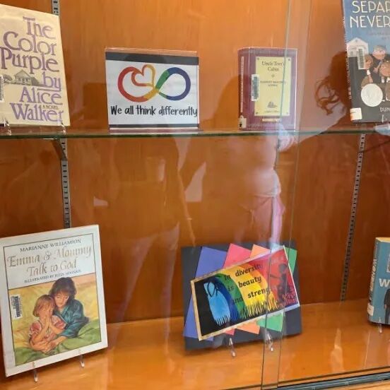 The contentious display at the Sterling Free Public Library in Kansas