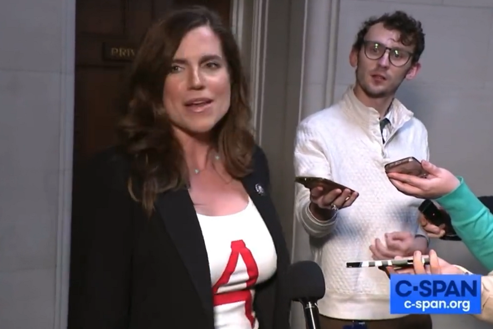 GOP Congresswoman wears a scarlet letter 