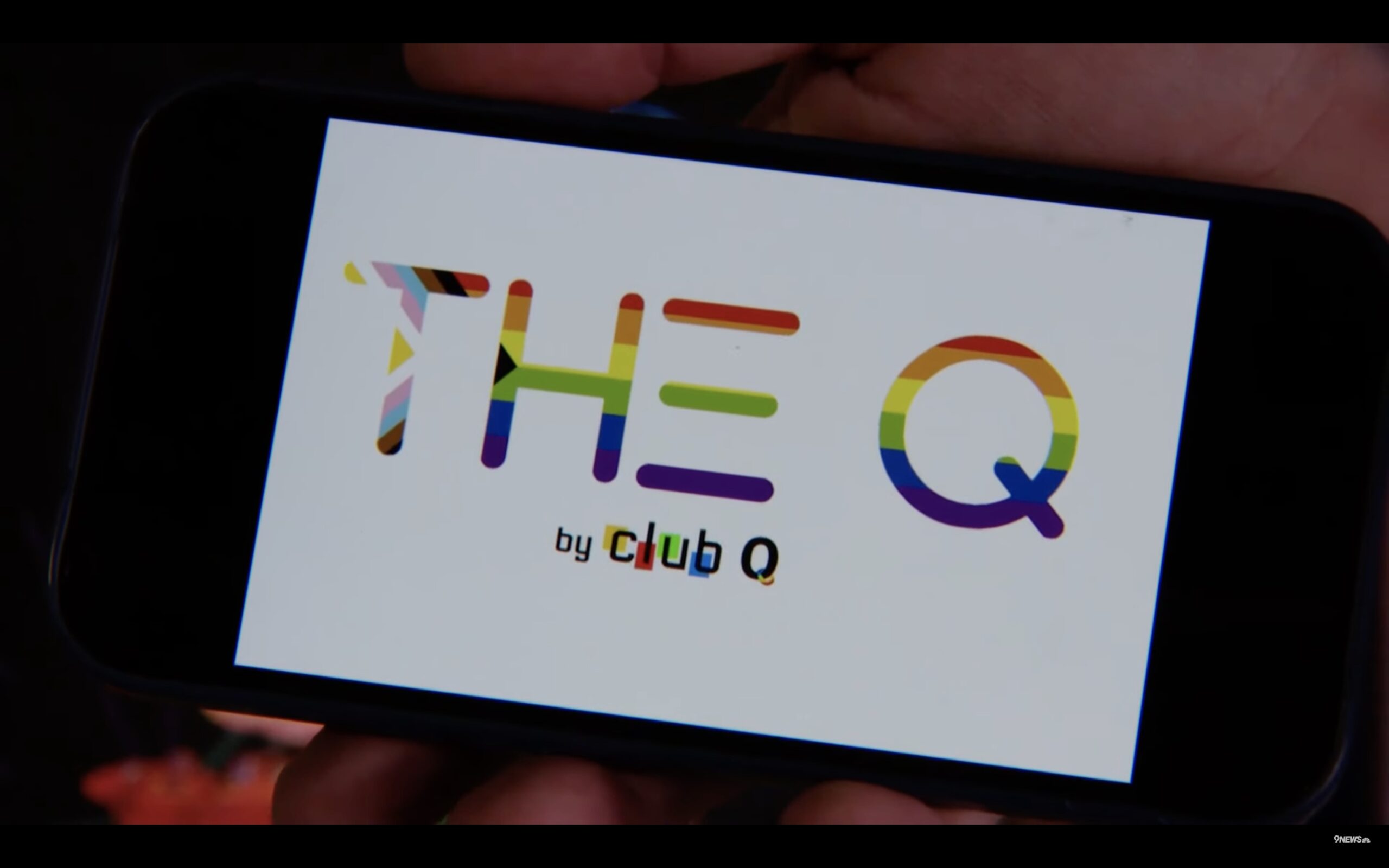New Pride logo saying The Q by Club Q