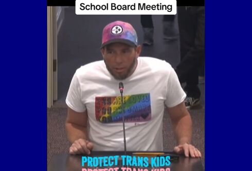 This supportive dad slammed a school board for voting for a discriminatory policy
