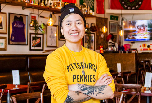 This women’s sports bar started as an idea in a parking lot. Now it’s a raging success.