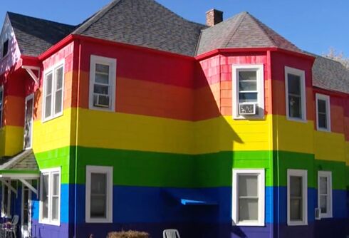 Man paints apartment building rainbow colors to get back at anti-gay neighbor