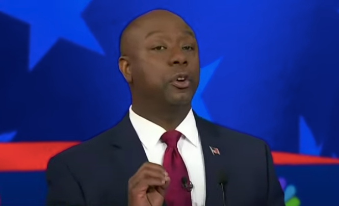 Sen. Tim Scott ends 3rd GOP debate with transphobic send-off