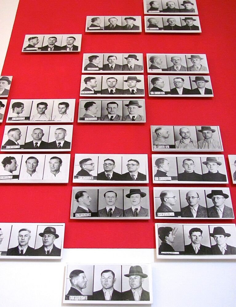Photos of arrested gay men under Paragraph 175 of Germany's Penal Code circa World War II.