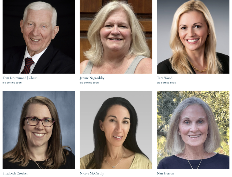 Ashley River's six-person Board of Directors is made up of one old white guy and five white women.