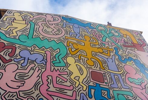 AI was used to “complete” Keith Haring’s last work. People hated it.