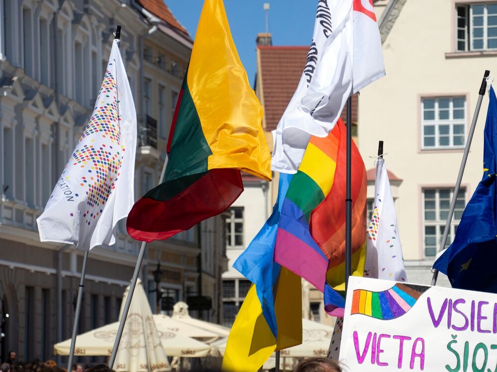 Baltic Pride in Tallinn, Estonia, June 10, 2023