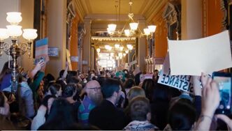 Cheers erupt after Republicans kill attempt to erase trans people from Iowa civil rights law
