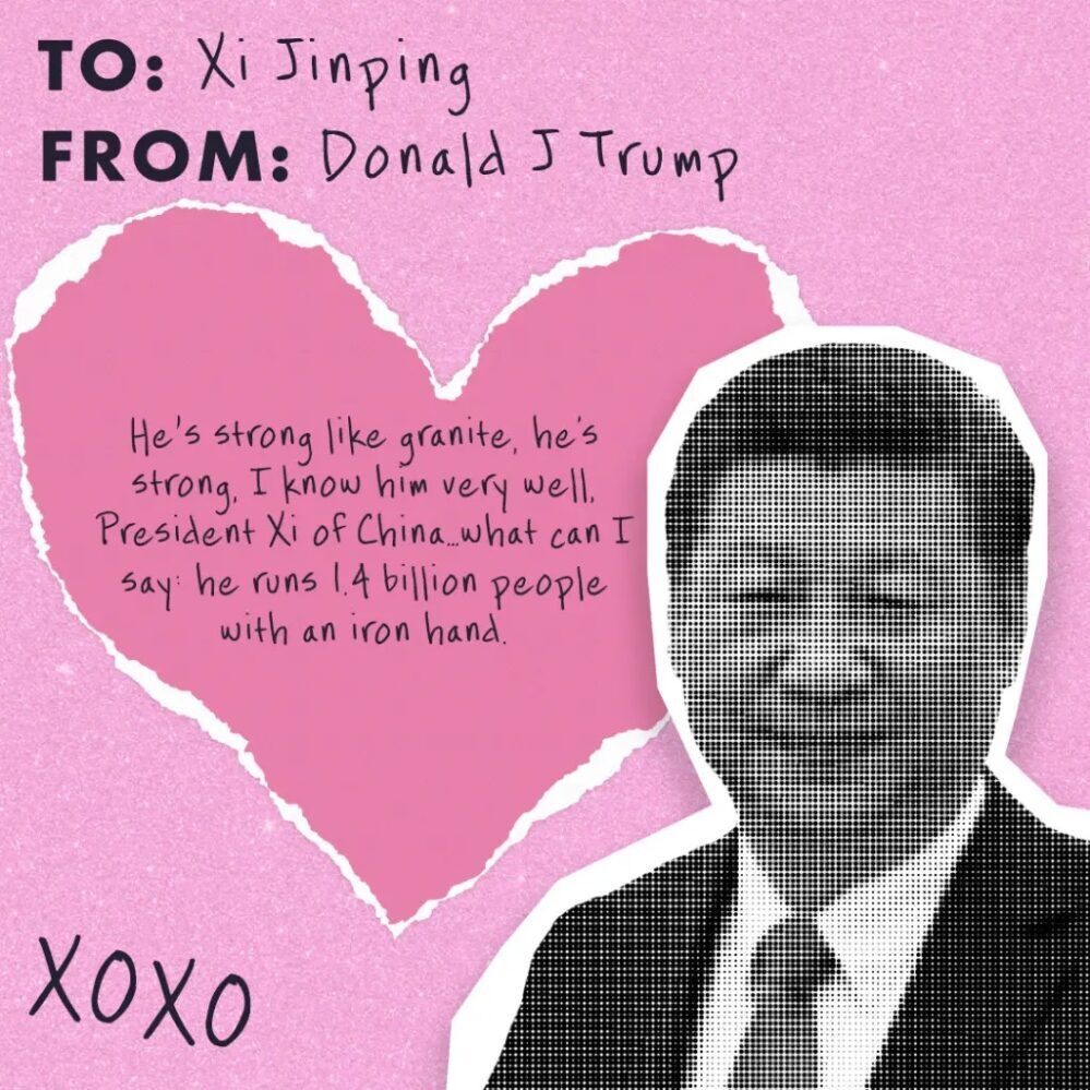 Nikki Haley's Valentine's Day cards from former President Donald Trump to dictatorial world leaders.