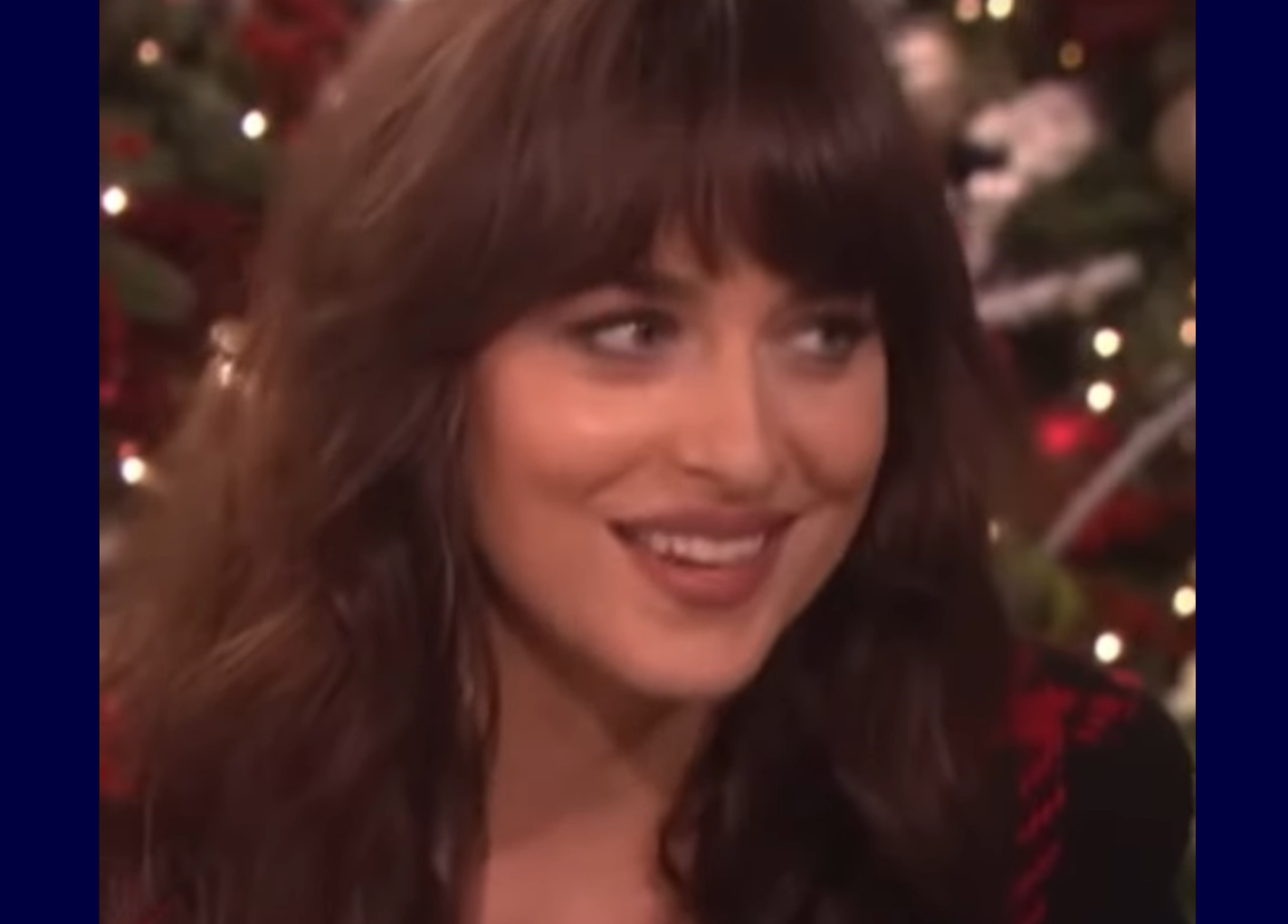 Dakota Johnson on Ellen's show