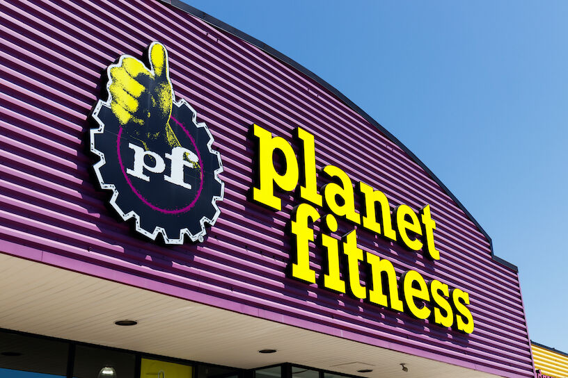 Indianapolis - May 2018: Planet Fitness local gym and workout center. Planet Fitness markets itself as a Judgment Free Zone I