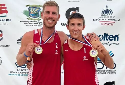 Gay beach volleyball team of Kyle Friend and Tim Brewster finds love off the sand