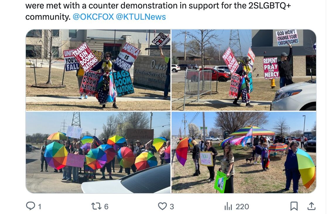 6 Westboro extremists showed up to cheer the death of a teen. Hundreds chased them away.