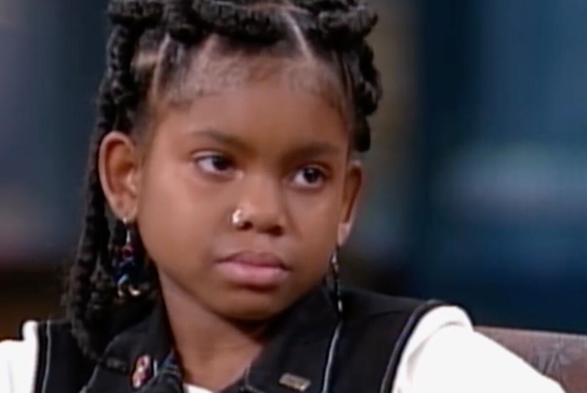 Hydeia Broadbent at 11 years old in a 1996 appearance on the Oprah Winfery Show