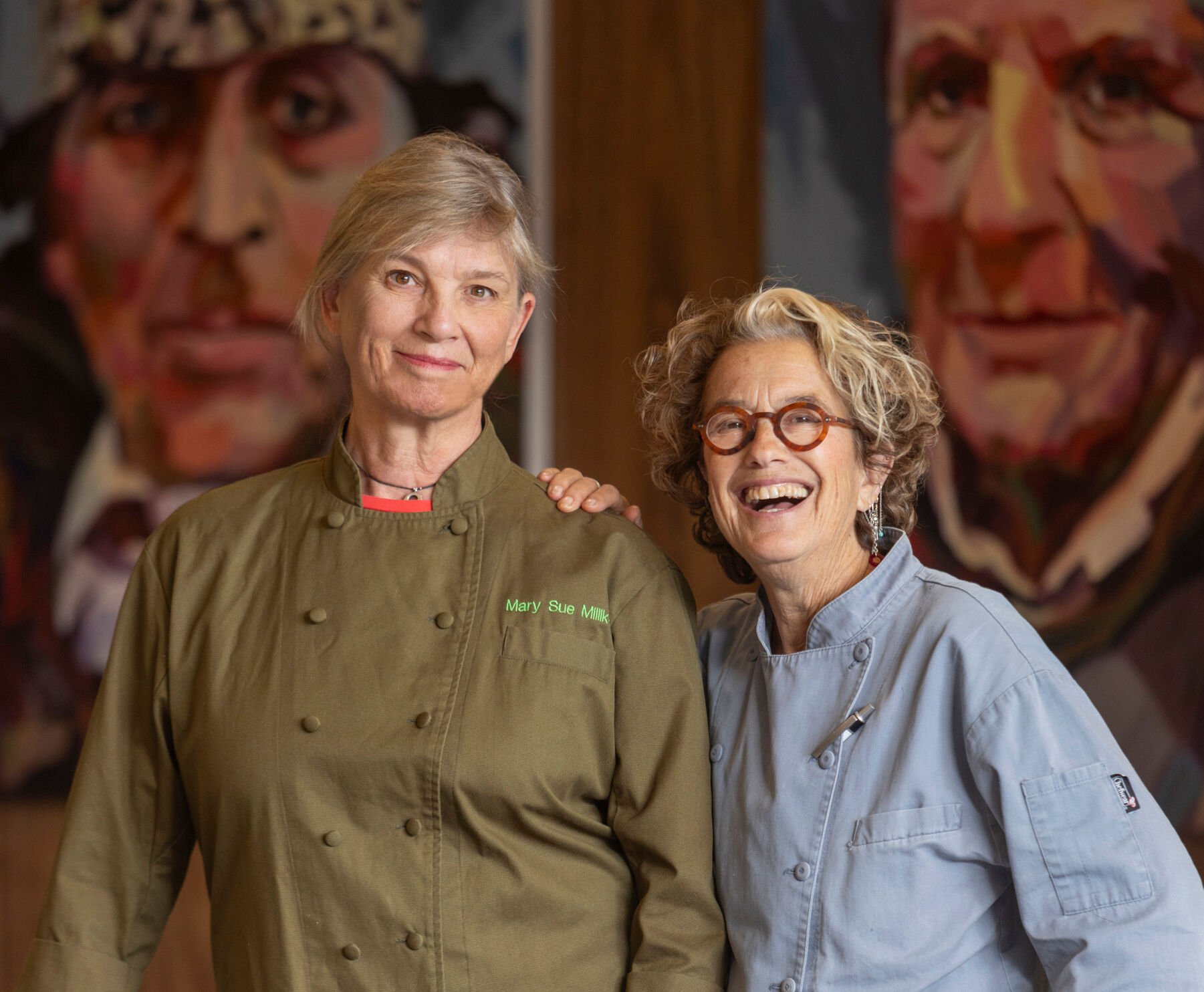Chefs Mary Sue Milliken, left, and Susan Feniger.