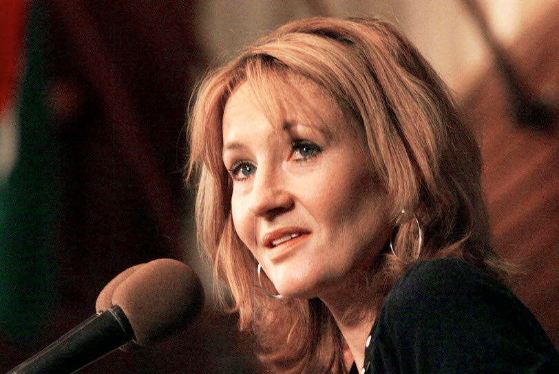 Oct 20, 1999; Washington, DC, USA; Author J.K. Rowling who writes the Harry Potter books appeared at the National Press Club where she did a reading and answered questions from young and old alike. Mandatory Credit: Tim Dillon-USA TODAY