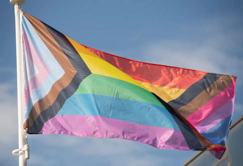 A new Pride flag design was flown in London & the internet hates it