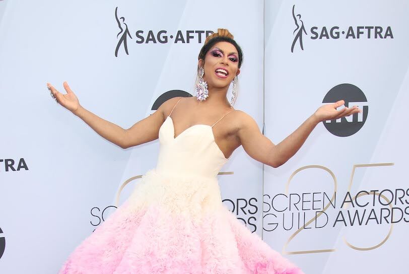 Jan 27, 2019; Los Angeles, CA, USA; Shangela arrives at the 25th Annual Screen Actors Guild Awards at the Shrine Auditorium. Mandatory Credit: Dan MacMedan-USA TODAY NETWORK