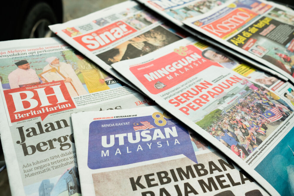 Malaysian newspapers