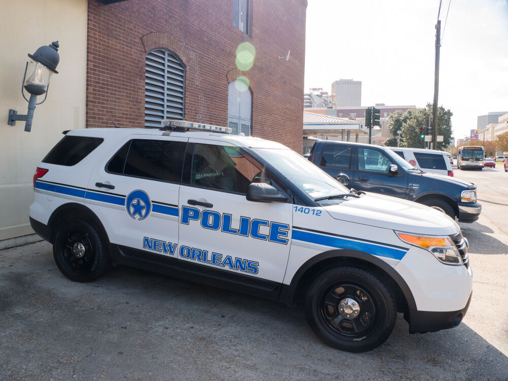 A New Orleans police car
