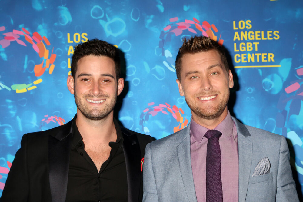 Michael Turchin, Lance Bass at the Los Angeles LGBT Center 47th Anniversary Gala Vanguard Awards at the Pacific Design Center on September 24, 2016 in West Hollywood, CA