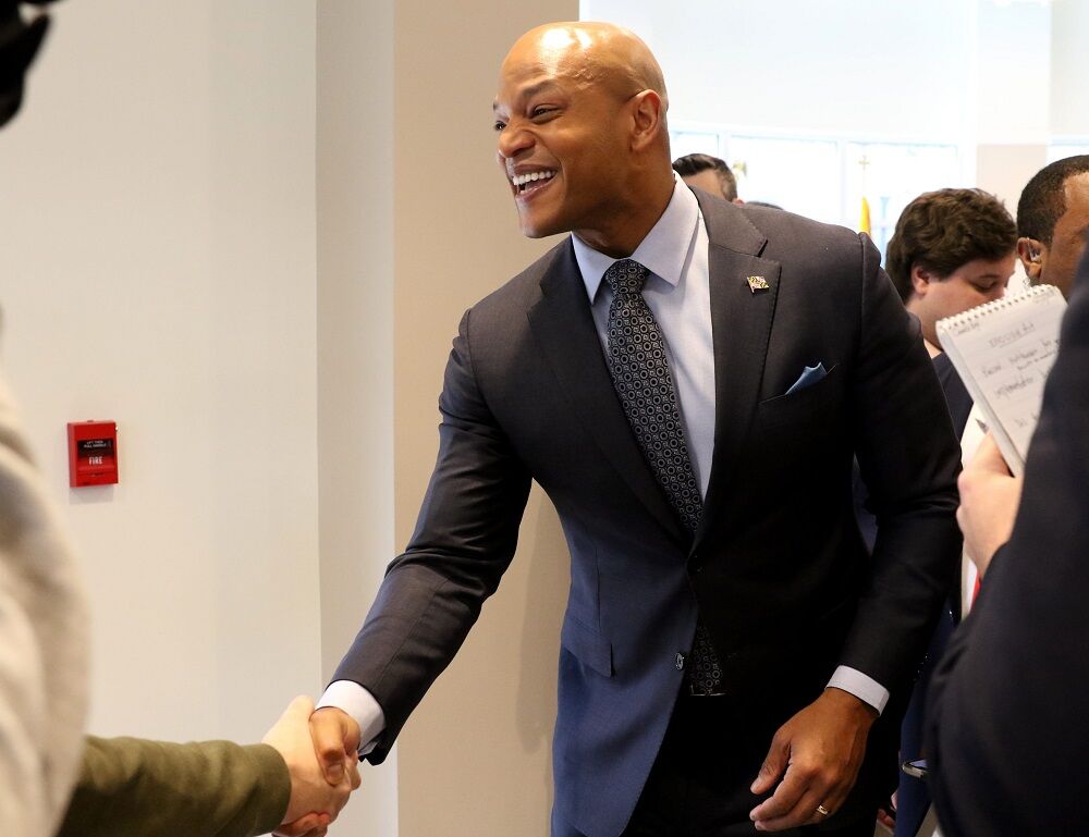 Governor Wes Moore holds press conference on the ENOUGH Act on February 12 2024