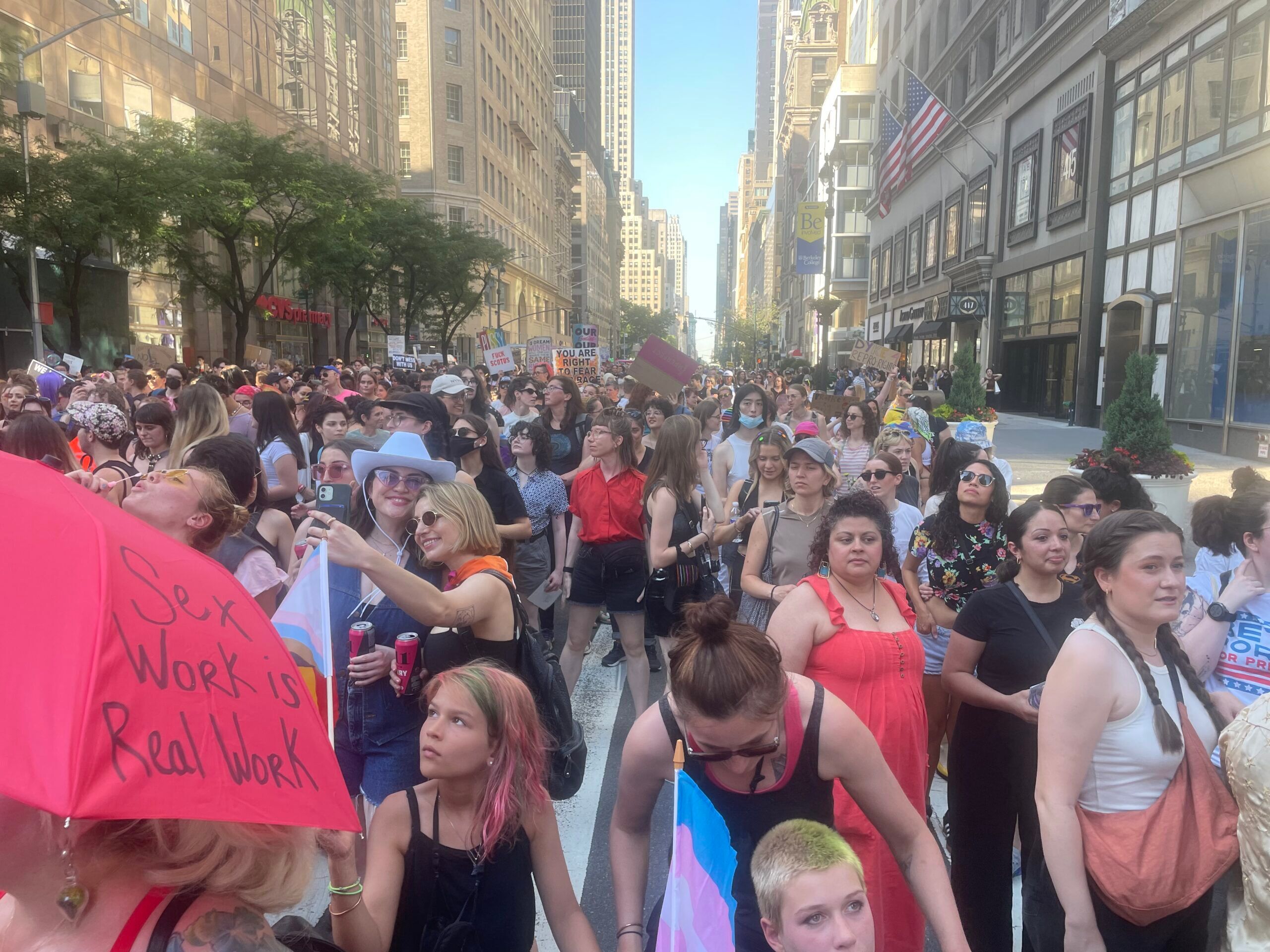 The annual Dyke March in New York City, 2022