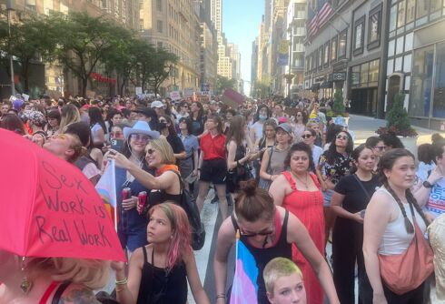 The Dyke March led a massive vagina past the White House. It’s still a safe space.
