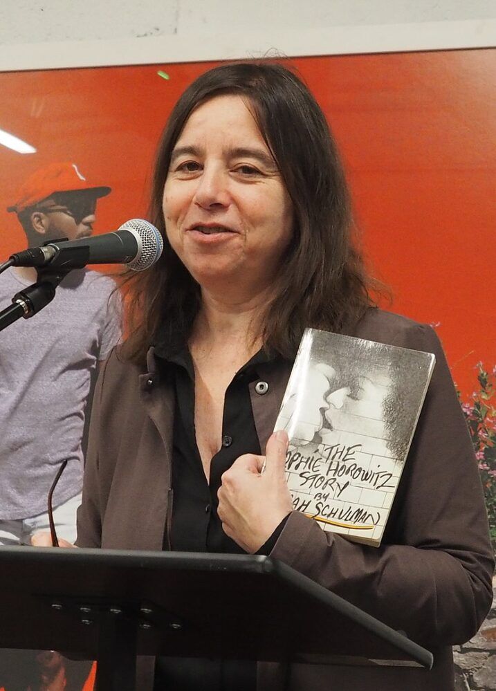 Sarah Schulman at a reading in D.C. from Slowking4 via Wikipedia