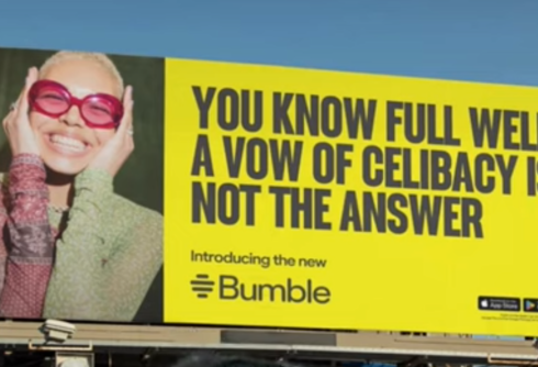 Bumble dating app’s anti-celibacy campaign offends asexuals and others