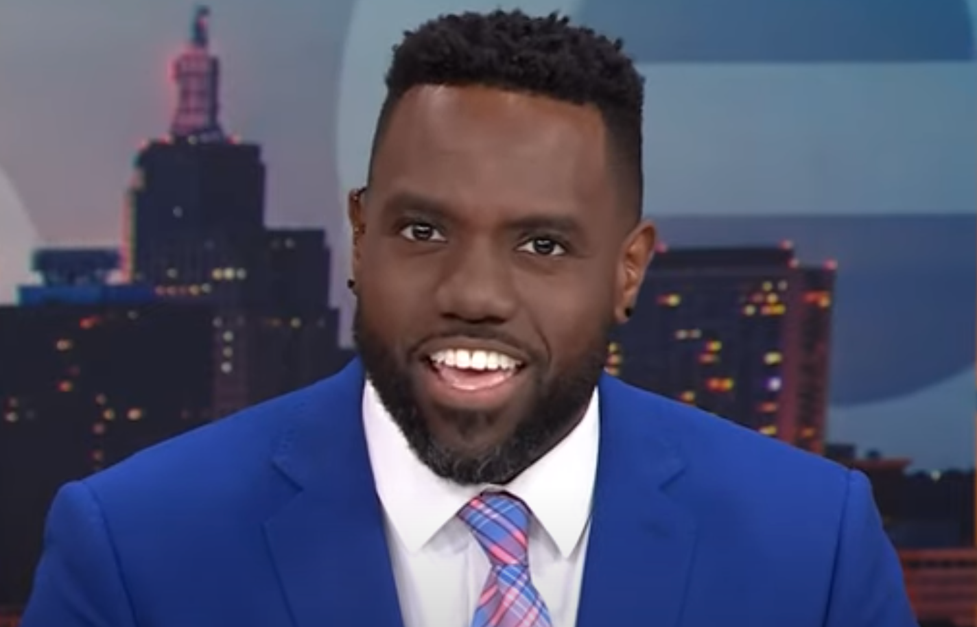 This amazing news anchor surprised his colleagues by coming out on air