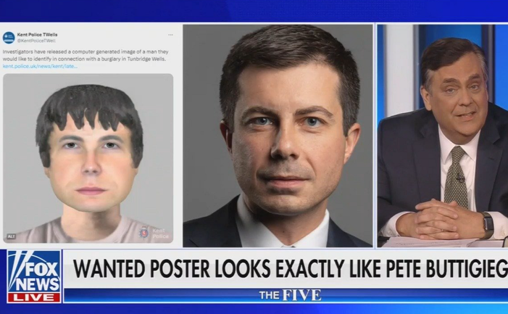 Fox News ran a segment about Secretary Pete Buttigieg's resemblance to the suspect