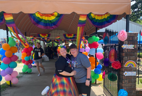 This couple organized their small town’s first Pride to make it safer for their growing family
