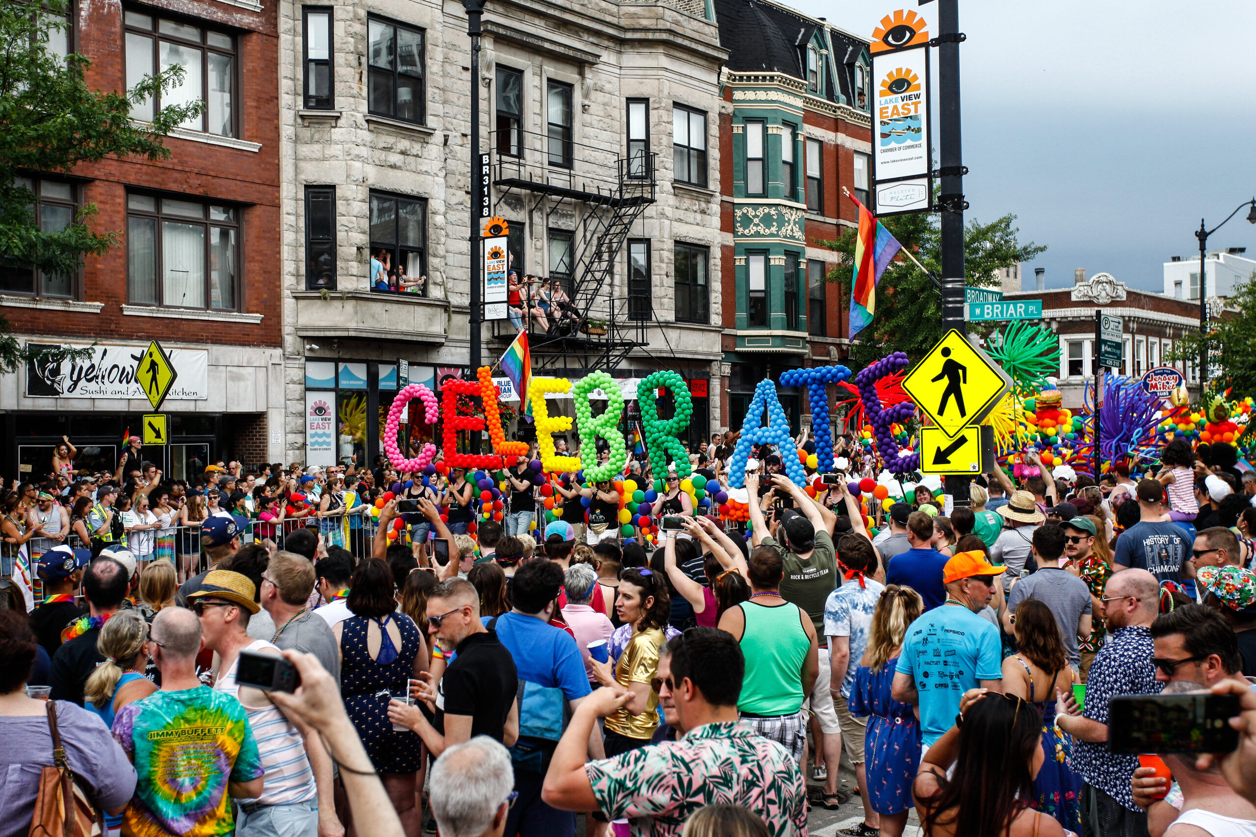 Chicago,Illinois/ United States- June 30th 2019: Chicago's annual pride parade