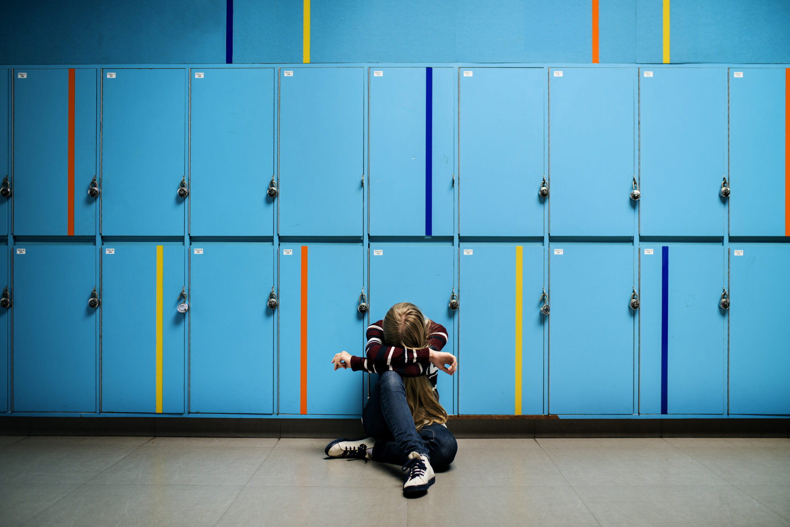 Young student torturing of school bullying