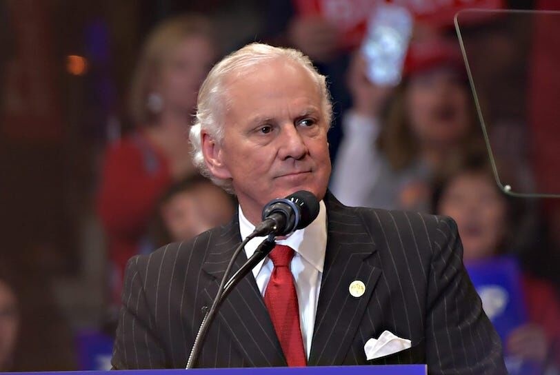 Former President Donald J. Trump held a 'Get Out the Vote Rally' at Winthrop Coliseum in Rock Hill, S.C. on Friday, Feb.23, 2024. S.C. Gov. Henry McMaster spoke at the event.
