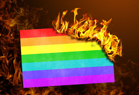Three teens arrested for allegedly tearing down & burning a Pride flag