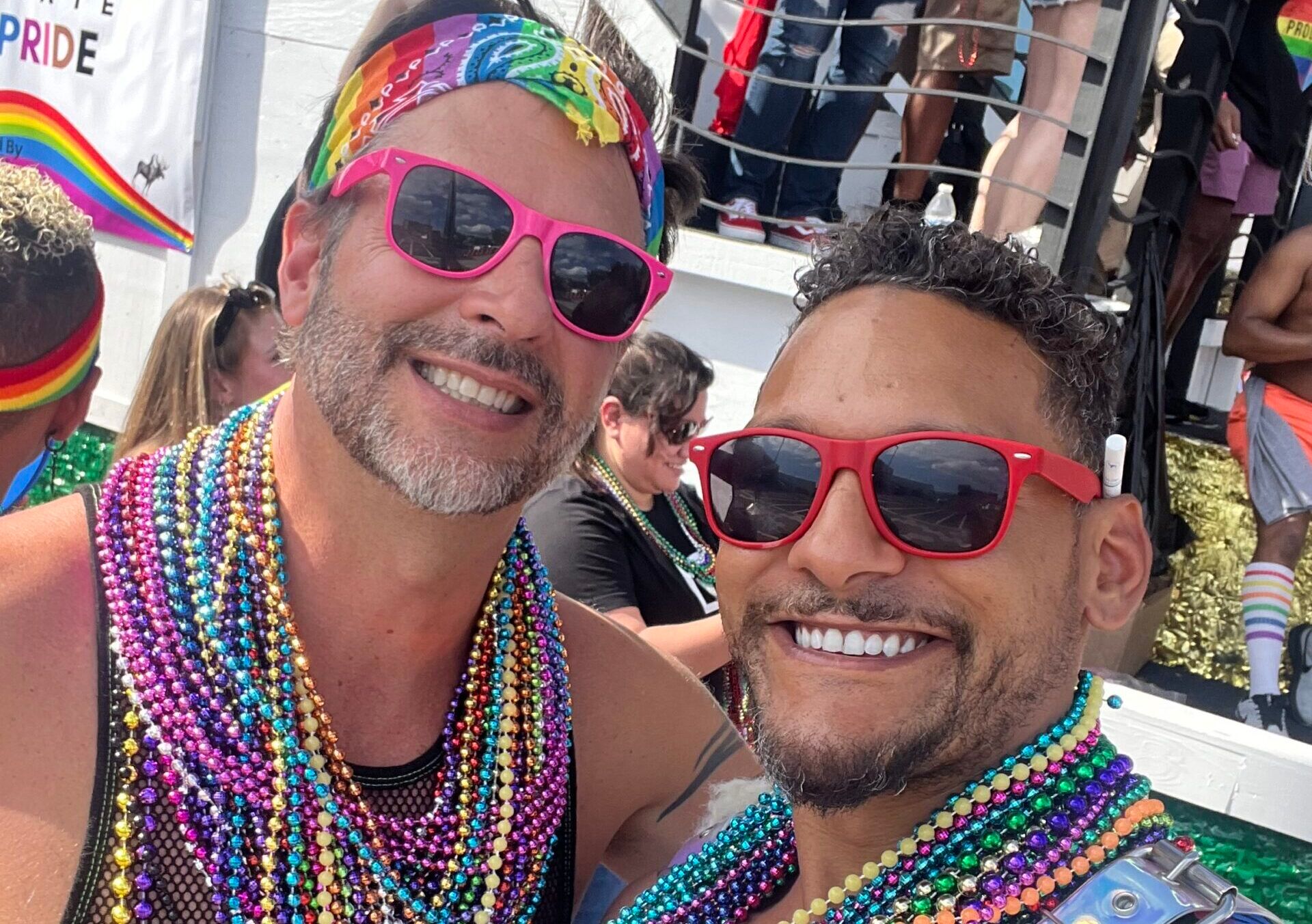 Andy Stack and Matthew Seaman at Tampa Pride