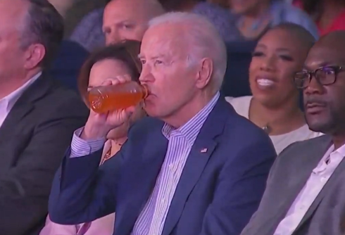Republicans mocked for bizarre conspiracy theory involving Joe Biden & a bottle of Gatorade